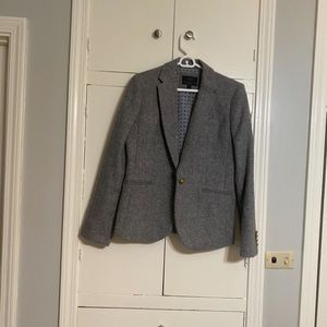 Size 8, J crew, lined, wool blazer!  Worn once!